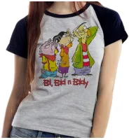 Baby look blusa feminina ou Camiseta Du Dudu e Edu desenho engraçado - Foto 3