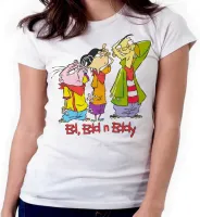 Baby look blusa feminina ou Camiseta Du Dudu e Edu desenho engraçado - Foto 4