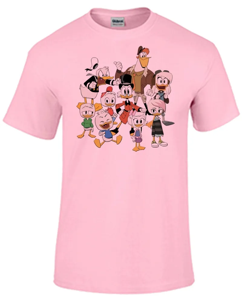 Baby look blusa feminina ou Camiseta Duck Tales Caçadores Aventuras tio patinhas Imagem