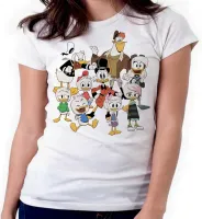 Baby look blusa feminina ou Camiseta Duck Tales Caçadores Aventuras tio patinhas - Foto 3