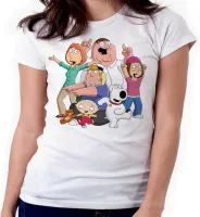 Baby look blusa feminina ou Camiseta Family guy desenho tipo simpsons - Foto 4
