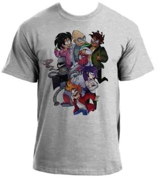 Baby look blusa feminina ou Camiseta futurama desenho antigo engraçado - Foto 2