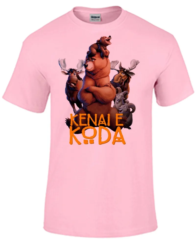 Baby look blusa feminina ou Camiseta Irmão urso desenho lindo