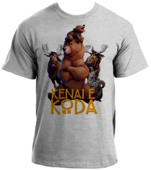 Baby look blusa feminina ou Camiseta Irmão urso desenho lindo - Foto 2