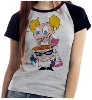 Baby look blusa feminina ou Camiseta Laboratório Dexter desenho - Foto 4