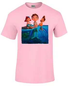 Baby look blusa feminina ou Camiseta Lucca disney desenho peixe