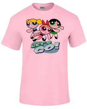 Baby look blusa feminina ou Camiseta Meninas super poderosas desenho