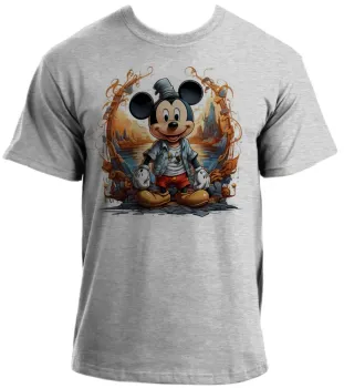 Baby look blusa feminina ou Camiseta Mickey mouse chapeu - Foto 2