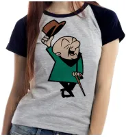 Baby look blusa feminina ou Camiseta Mister MR Magoo desenho antigo - Foto 3