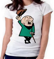 Baby look blusa feminina ou Camiseta Mister MR Magoo desenho antigo - Foto 4