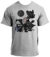 Baby look blusa feminina ou Camiseta Pink cerebro darth vader mestre - Foto 2