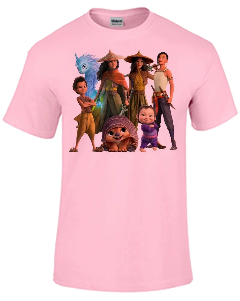 Baby look blusa feminina ou Camiseta Raya princesa espada Imagem