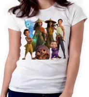 Baby look blusa feminina ou Camiseta Raya princesa espada - Foto 4