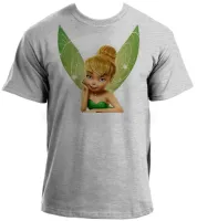 Baby look blusa feminina ou Camiseta Sininho fada peter pan - Foto 2