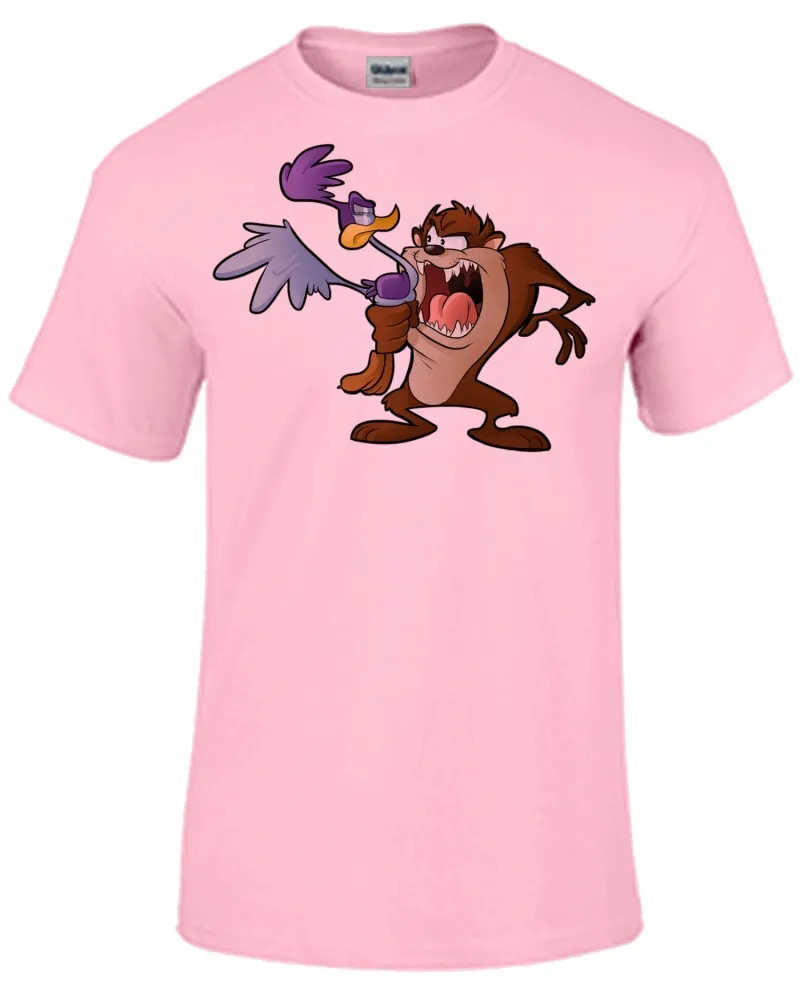 Baby look blusa feminina ou Camiseta Taz mania papa leguas