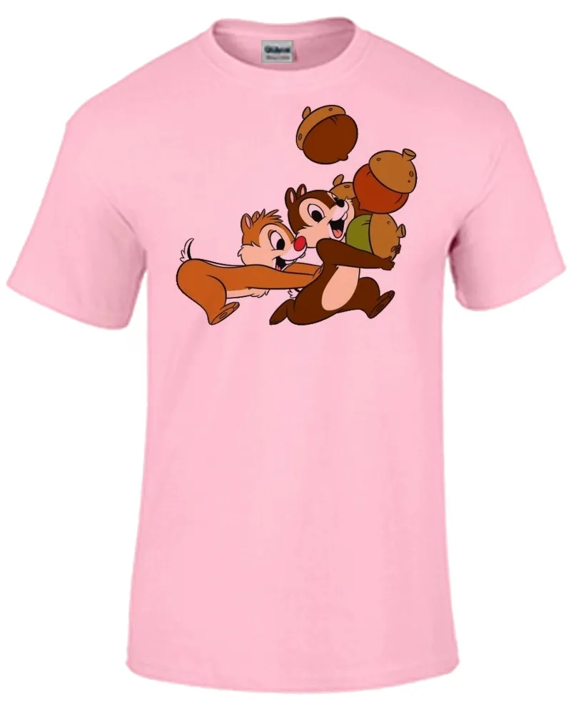 Baby look blusa feminina ou Camiseta Tico e Teco esquilo desenho antigo