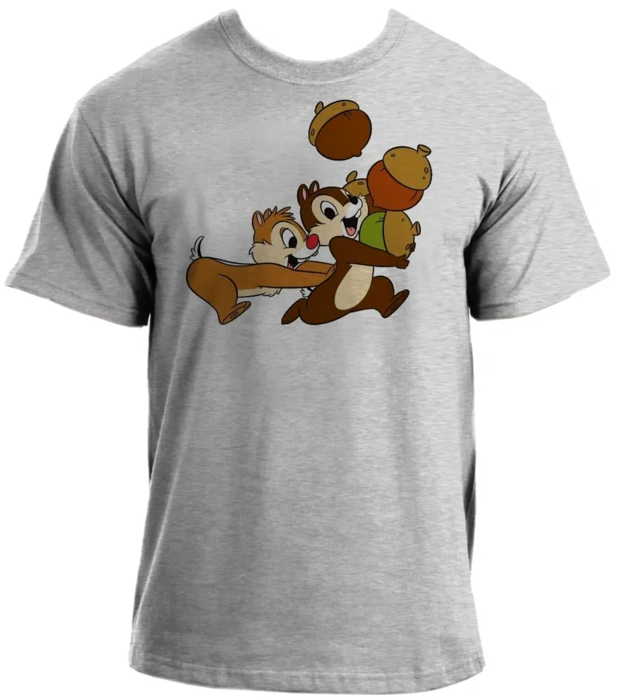 Baby look blusa feminina ou Camiseta Tico e Teco esquilo desenho antigo - Foto 2