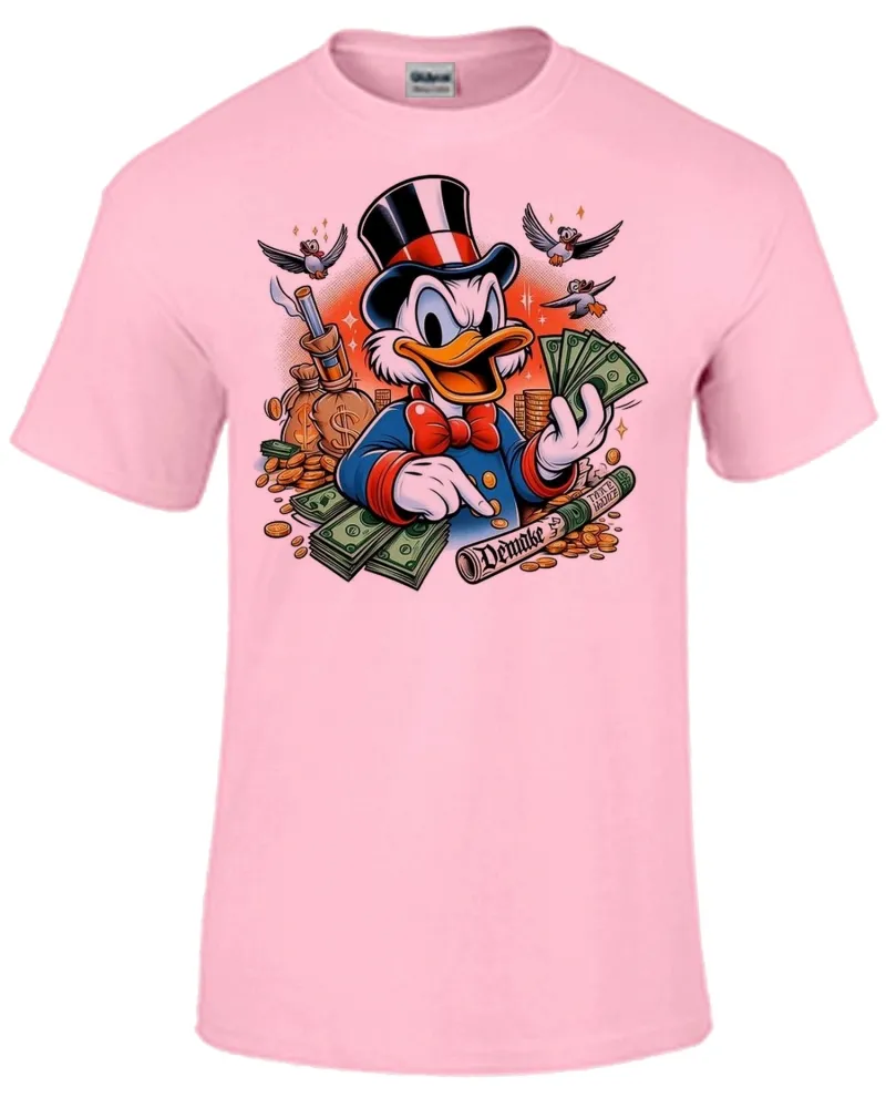 Baby look blusa feminina ou Camiseta Tio patinhas dolar ouro rico