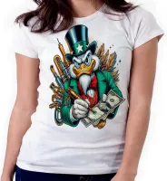 Baby look blusa feminina ou Camiseta Tio patinhas Sam desenho antigo - Foto 4