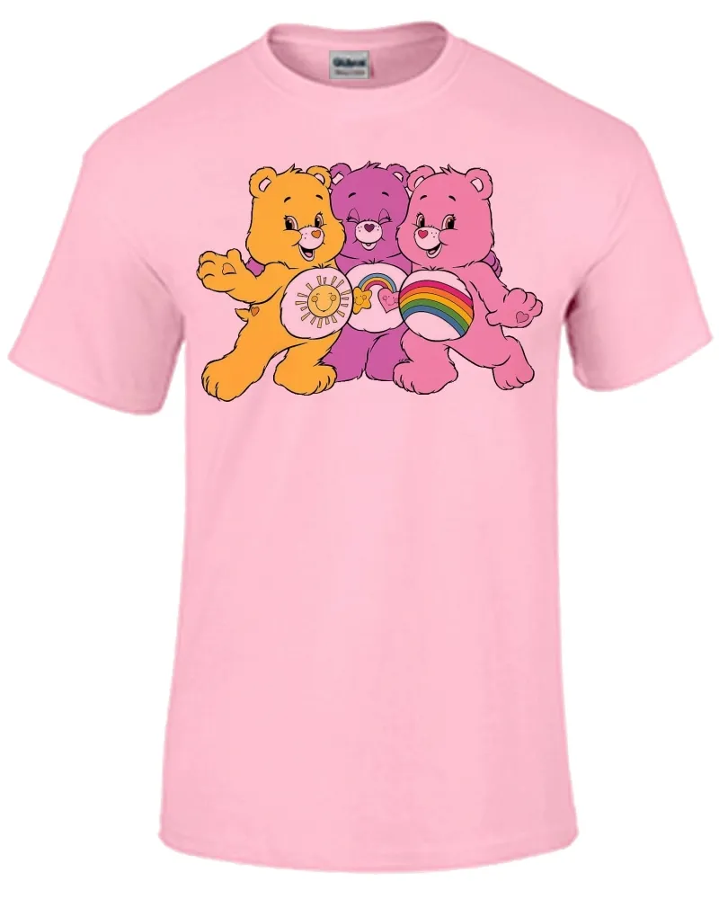 Baby look blusa feminina ou Camiseta Ursinhos carinhosos desenho antigo