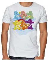 Baby look blusa feminina ou Camiseta Ursinhos carrinhosos turma - Foto 2