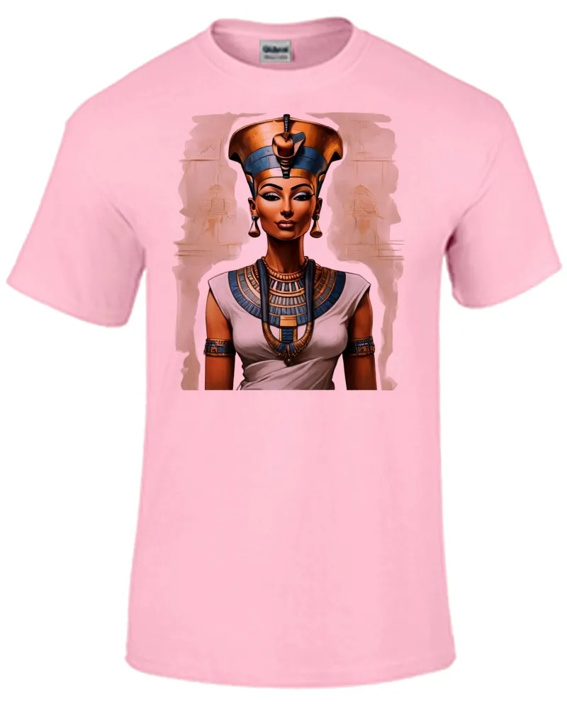 Baby look blusa feminina ou Camiseta Nefertite egito rainha cleopatra