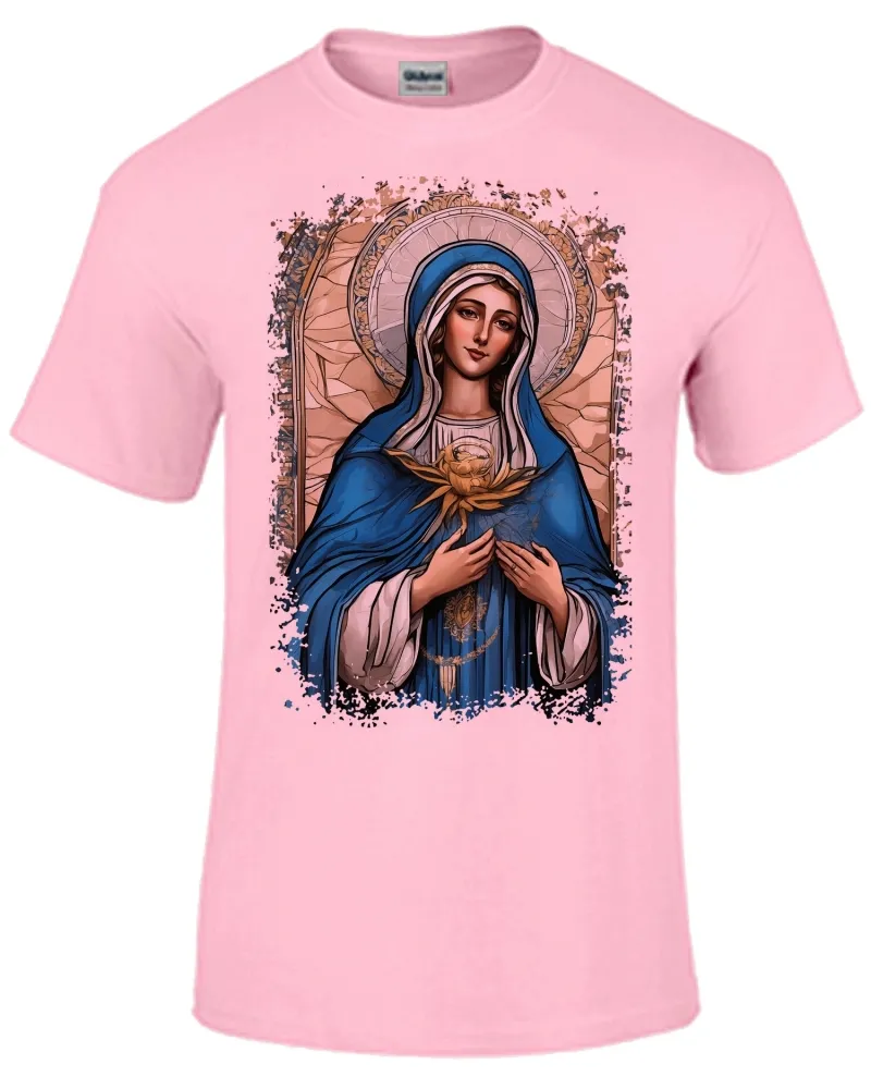 Baby look blusa feminina ou Camiseta Nossa Senhora Aparecida Jesus Mãe Imagem