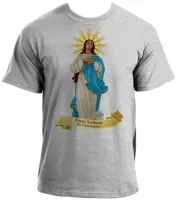 Baby look blusa feminina ou Camiseta Nossa senhora da Conceição - Foto 2