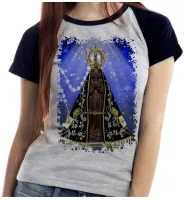 Baby look blusa feminina ou Camiseta Nossa Senhora Mãe Jesus - Foto 4