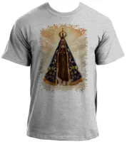 Baby look blusa feminina ou Camiseta Nossa Senhora Jesus Rainha - Foto 2