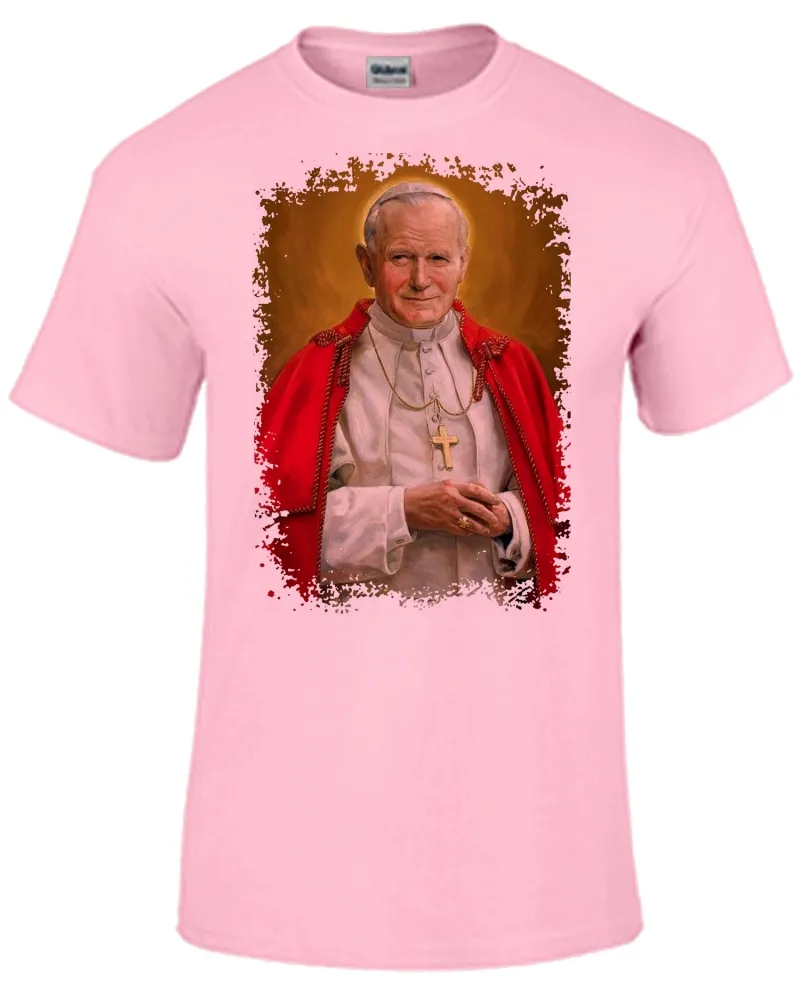 Baby look blusa feminina ou Camiseta Papa João Paulo Jesus Cristo