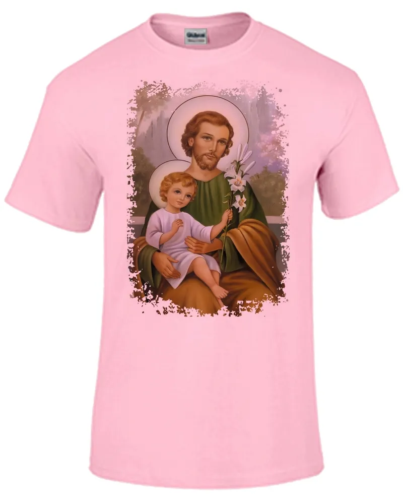 Baby look blusa feminina ou Camiseta São Jose Jesus Cristo