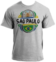 Baby look blusa feminina ou Camiseta São Paulo Brasil lembrança - Foto 2