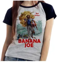 Baby look blusa feminina ou Camiseta Banana Joe filme antigo Bud Spencer - Foto 4
