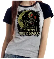 Baby look blusa feminina ou Camiseta Et alien ovni lua disco voador - Foto 3