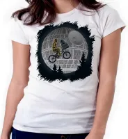 Baby look blusa feminina ou Camiseta Et estrela da morte star wars - Foto 4