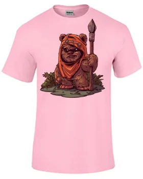 Baby look blusa feminina ou Camiseta ewoks urso star wars