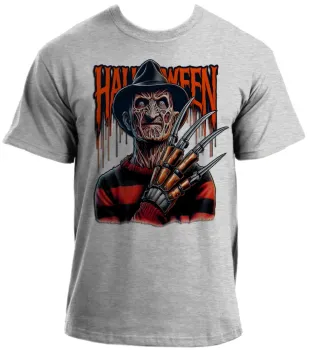 Baby look blusa feminina ou Camiseta freddy krueger terror vilão - Foto 2