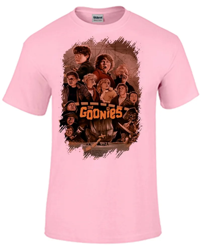Baby look blusa feminina ou Camiseta goonies filme antigo anos 80 Imagem