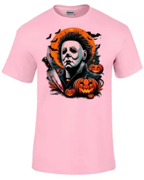 Baby look blusa feminina ou Camiseta halloween filme de terror