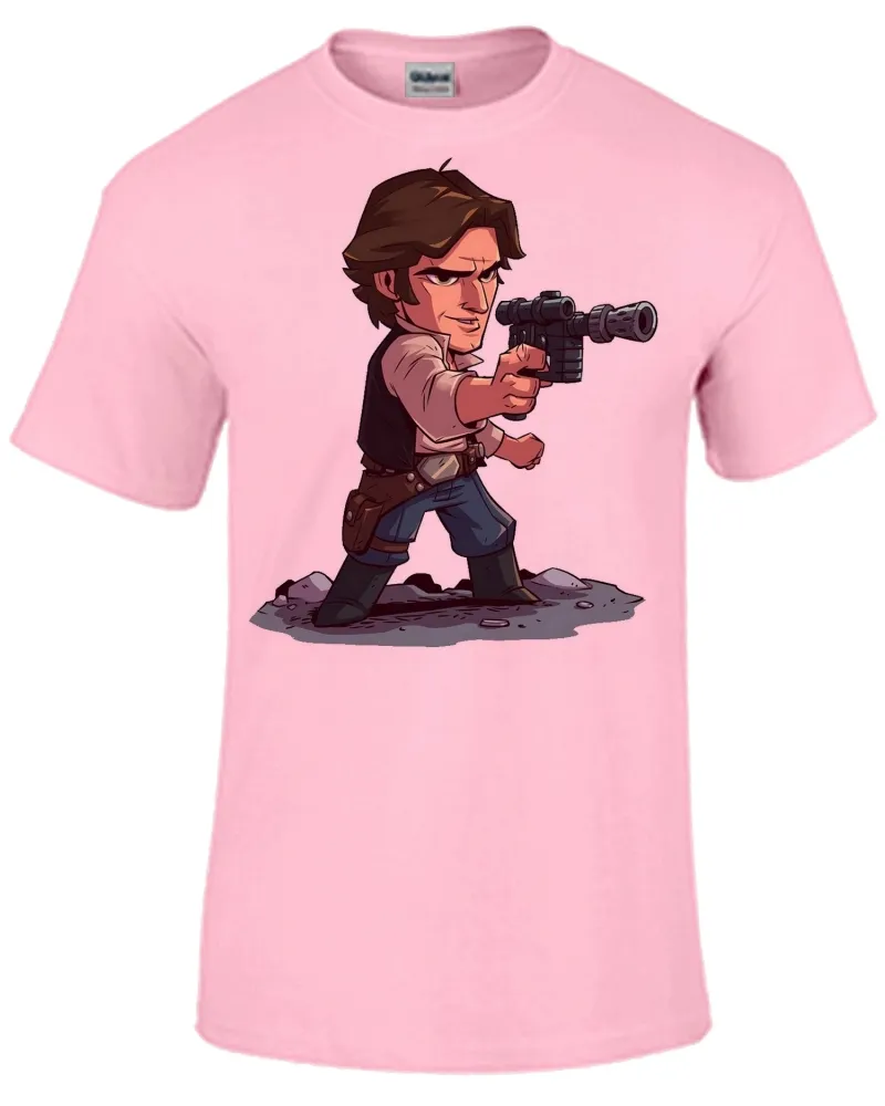Baby look blusa feminina ou Camiseta Han solo star wars Harrison