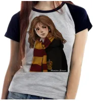 Baby look blusa feminina ou Camiseta Harry Potter Hermione Granger - Foto 4
