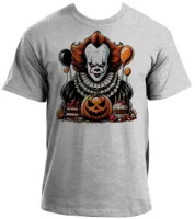 Baby look blusa feminina ou Camiseta It a coisa palhaço terror - Foto 2