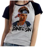 Baby look blusa feminina ou Camiseta Karate kid Daniel San - Foto 3