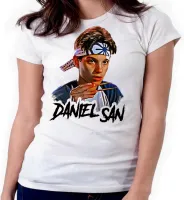 Baby look blusa feminina ou Camiseta Karate kid Daniel San - Foto 4