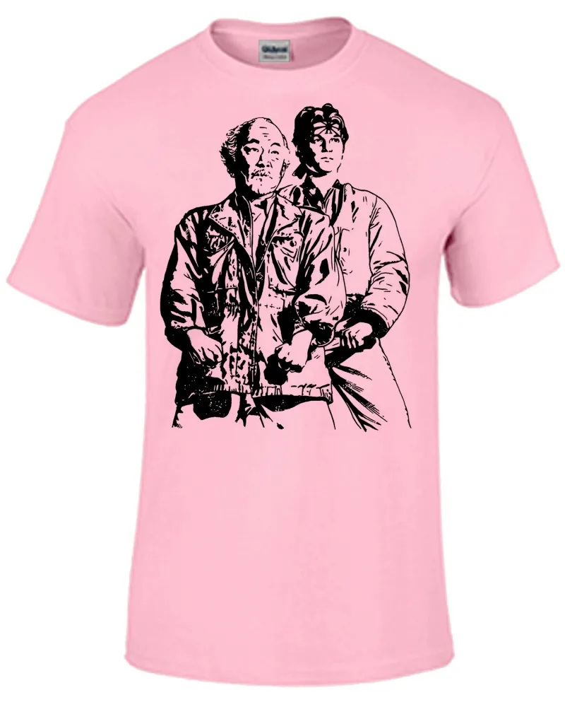 Baby look blusa feminina ou Camiseta Karate kid SR Miyagi Daniel Sun Cobra Kai