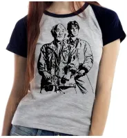 Baby look blusa feminina ou Camiseta Karate kid SR Miyagi Daniel Sun Cobra Kai - Foto 4