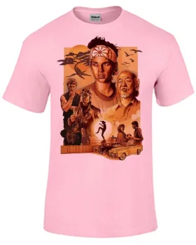 Baby look blusa feminina ou Camiseta Karate kid filme antigo