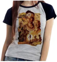 Baby look blusa feminina ou Camiseta Karate kid filme antigo - Foto 2