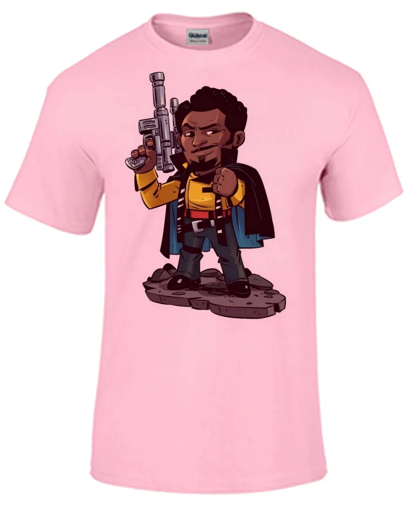 Baby look blusa feminina ou Camiseta Lando Calrissian star Wars